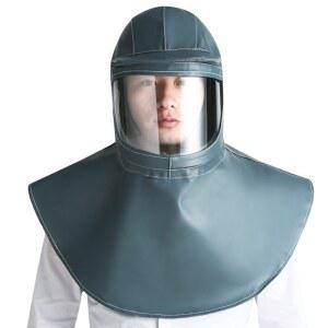후드 방진마스크 향상된 보호구 그린 산업용 얼굴 플랫 내장형 얼굴전체 페이스 방독
