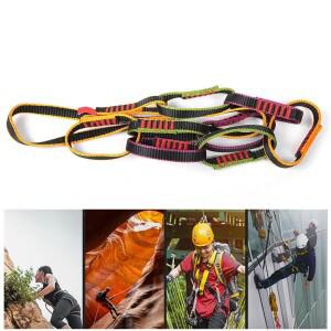 야외 나일론 등산 장비 내리막 형성 링 슬링 데이지 체인 로프 개인 앵커