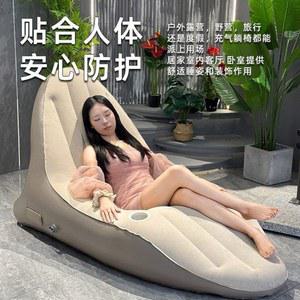 야외캠핑 싱글에어침대 텐트 산장 단일 펌핑매트 위한 자충 쿠션 매트 휴대용 소파 에어매트