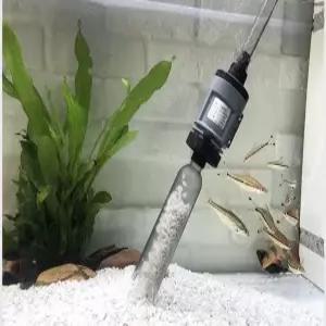 전동 어항청소기 흡입 장치 환수기 2m 모래세척 사이펀