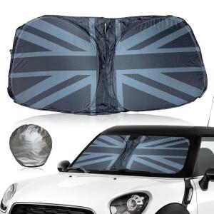 미니 소형 쿠퍼 원 R50 R53 R56 R60 F55 F56 R58 R59 앞 유리 차양막 자외선 차단 반사판 포함