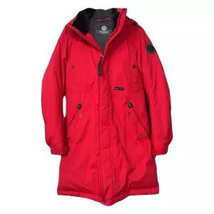 빈폴 레드 구스다운 롱패딩 90