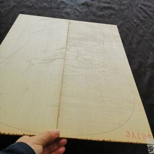 HUATOOL- AAA 포크 싱글 보드 기타 스프루스 독일산 제작 액세서리 재료