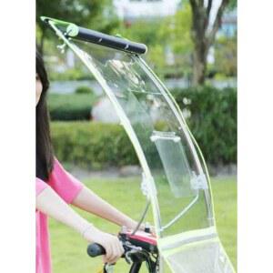 스쿠터 가림막 전기자전거 그늘막 비막이 자외선 자동 차단 겨울 윈드스크린 방풍 프레임