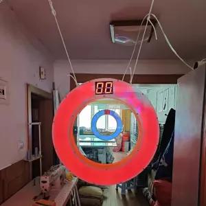 드론 축구 경기장 자동 비행 연습 훈련 장애물 레이싱