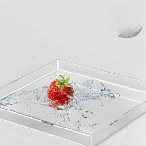 촬영용 수조 투명 40x30x40cm 사진 50x20x40cm 받침대