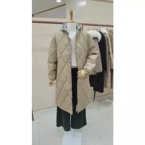 [케네스레이디]후드 퀼팅 롱 점퍼 EVPJKQA990