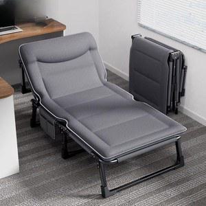 취침 의자 간이 사무실 접이식 침대 휴게실 수납 리클라이너 등받이 낮잠