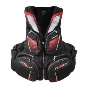 시마노 (SHIMANO) 플로팅 베스트 리미티드 프로 VF-110X 블러드 레드 M