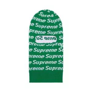 Supreme New Era Repeat Balaclava Green 23FW 슈프림 뉴에라 리피트 발라클라바 그린