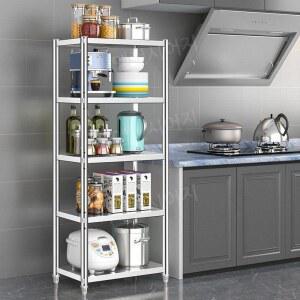 스테인레스 진열장 철제 전자레인지 너비 다층 4층 오븐 120cm 길이 55cm 40cm 다용도