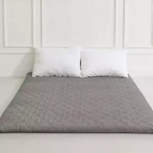 [골드스마일]민무늬 3단매트리스 그레이 접이식 J리빙 싱글