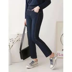 [하프클럽/]여자 밴딩 스타일 청바지 1P 옆트임 고품질 데님팬츠