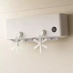 각도조절 에어콘날개 에어컨 바람개비 2p 벽걸이에어컨 순환팬 가드 에어컨날개 공기순환
