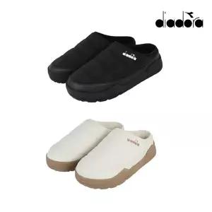 DIADORA 디아도라 남녀공용 방한 패딩 슬리퍼 2종택1