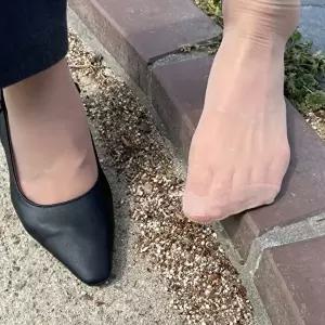 시스루양말 발목 스타킹 양말 커피색 5켤레