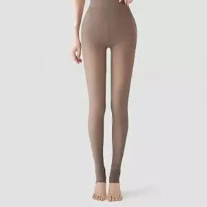 시스루스타킹 200D슬림핏무발고리형시스루착시스타킹커피색