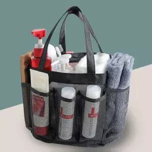 포켓 가방 물빠짐 목욕탕 수영가방 비치백 그물 메쉬