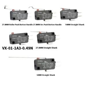 Omron 마이크로 스위치 VX-01-1A3 경량 소형 터치 트래블 리미트 0.1A 전류