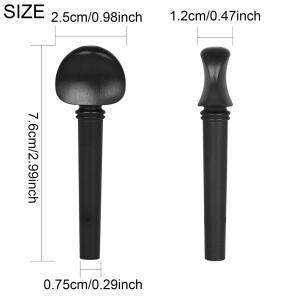 호환 튜닝 페그 튜너스 에보니 현악기 액세서리 비올라/바이올린 피들 스트링 부품