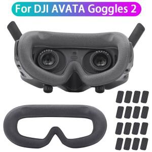 DJI호환 AVATA 고글 2 페이스 마스크 커버 드론 비행 안경 스폰지 폼 아이 패드 용 플레이트 교체 키트