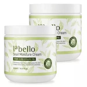 라벨로 달팽이 수분크림 500ml 1+1 / 대용량 스네일 크림 보습 영양 탄력 주름 미백 화장품