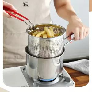 가정용 미니 튀김기 집게 튀김 핫도그 304