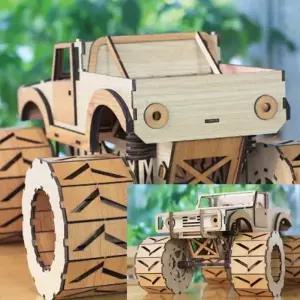 몬스터트럭 3D 나무모형 만들기 DIY조립