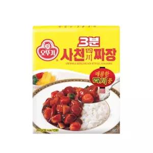 [HV4] 오뚜기 즉석 3분 요리 식품 사천 짜장 200g 낱개판매