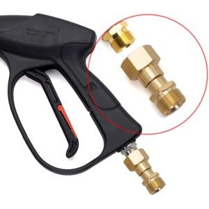 압력 세척기 회전 피팅 커넥터 조인트 M22 14mm 및 스레드 고압 세척용 트위스트 방지 건 어댑터