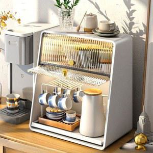 샤크팡 머그 엔틱 미닫이 엔틱그릇장 원목 그릇장 수납장