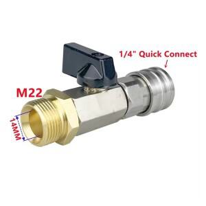 그림에 표시된 것과 같이 고압 세척기 호스 스위치 물  퀵 커넥터 황동 소재