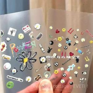 지드래곤 미니 애플 핸드폰 데코 스티커 네일아트 핸드폰 노트북 방수