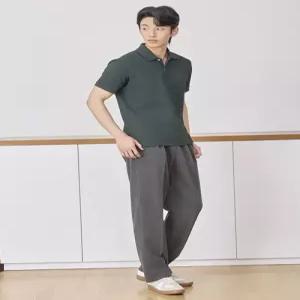 탑텐 topten 남성 컴포트 와이드 이지 슬랙스MSG1PP1503