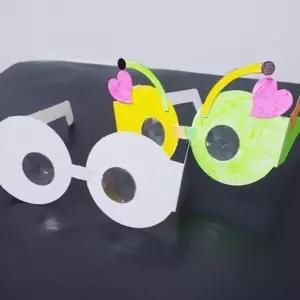 곤충의 낱눈의 이해 모자이크 안경 만들기 10세트