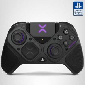 플레이스테이션 5용 PDP 빅트릭스 프로 게임패드, e스포츠 PC / 모듈형 PC, 블랙 컨트롤러 D-Pad 앱, 리매핑 버튼, 무선 가능 Fightpad, 패들 BFG 게이밍 PS4, PS5, 커스터마이징 트리거