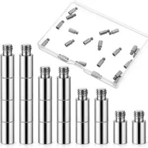 20PCS 스크랩북 확장 게시물 앨범 액세서리 교체 후 바인딩 확장용 리필 가능한 사진 나사 공예 DIY