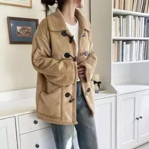 여자 포근한 뽀글이 세무 FW 숏코트 486879