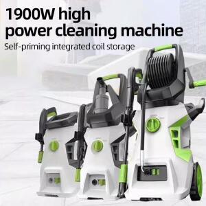 가정용 마당 플러싱 세차 기계, 휴대용 물총 청소 물 펌프, 브러시 자동차, 고전압 220V