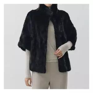KARRA (77까지)헨느리얼밍크100%하이넥자켓_A5W0008