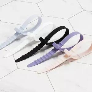 실리콘 이중 케이블 타이 180mm 예쁜케이블타이 이어