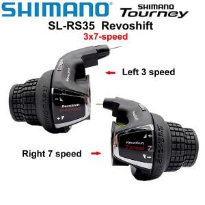 Shimano Tourney SL RS35 Revoshift 그립 자전거 트위스트 시프터 레버 3x6s 18S 21s 빗 as