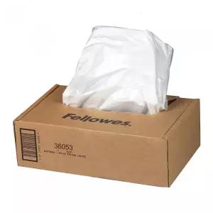 펠로우즈 자동급지세단기 폐지함 비닐팩 95L 50매 파쇄기 문서 파지함 비닐봉투