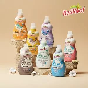 [레드루트]3+3세트 유아 아기 안심 세탁 세제 1L 3개 + 섬유유연제 1L 3개