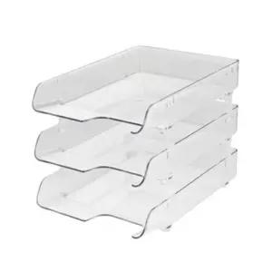 카파맥스 크리스탈3단 서류받침 k2010 투명 개(1개입) (WFKFGB3)