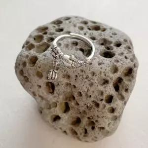 불교 종교 행운 사이즈프리 재물운 잉어반지 잉어 패 (WFLKQ9P)