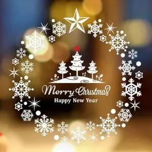 [룽스]유리장식스티커 쇼장식 인테리어시트지