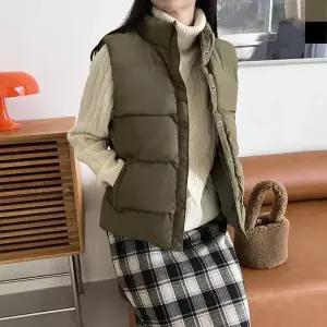 [NS홈쇼핑]블레오 여자 하이넥 스트링 패딩 조끼 베스트 DM2512161438[35686207]