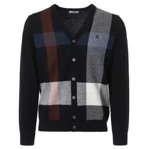 [롯데백화점]닥스 긴팔 빅체크 패턴 가디건 DMP1SWCD201-N1LN