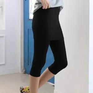 7부 기장 신축성 좋은 소재 베이직 여성 치마 레깅스 WBA1645